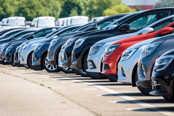 Row of Cars
